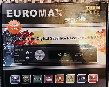 euromax: EUROMAX EM777 HD - Full HD 1080p görüntü dəstəyi (HD/SD ready) - DVB — 1
