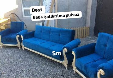 Yataq otağı dəstləri: Yeni, Divan, 2 kreslo