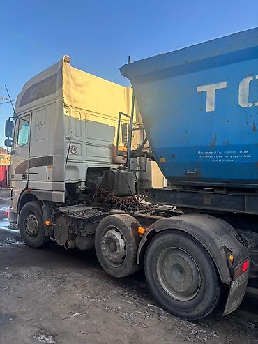 Грузовики: Самосвальный автопоезд: тягач DAF XF95 с полуприцепом ТОНАР. Мощный — 6