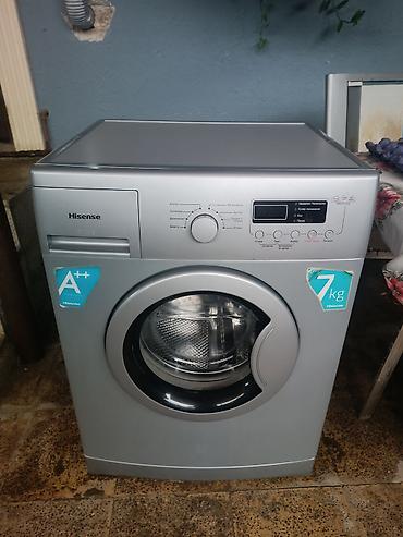 hisense wfea 6010: Paltaryuyan maşın Hisense, 7 kq, İşlənmiş, Avtomat, Qurutma var — 8