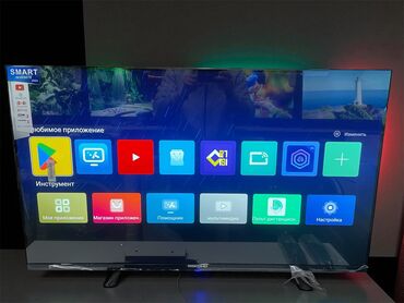 Телевизоры: Телевизор Беко 45up Диагональ 110 см Андроид 14 Голосовое управление — 1