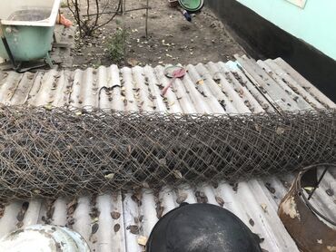 лист железные: Сетка рабица, Длина: 7 м, Б/у
