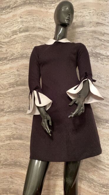 Ziyafət donları: 2ƏL Qadın geyimləri – zərif gecə/ziyafət donları 1) Qara qipurlu mini — 5