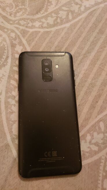 smartfony 3 gb: Samsung Galaxy A6 Plus, Б/у, 4 GB, цвет - Черный, 2 SIM