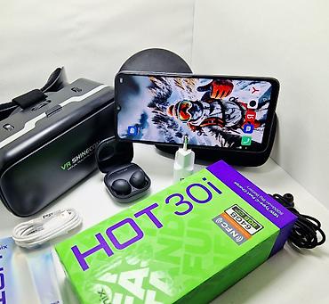 Infinix: Infinix HOT 30i, Новый, 256 ГБ, цвет - Синий, 1 SIM, 2 SIM, eSIM — 8