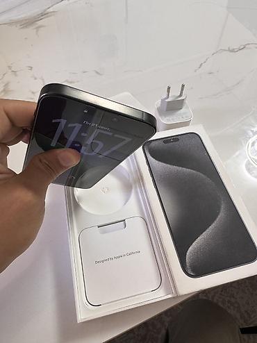 iphone 15 pro max бу: IPhone 15 Pro Max, Б/у, 256 ГБ, Black Titanium, Зарядное устройство, Защитное стекло, Чехол, 94 % — 6