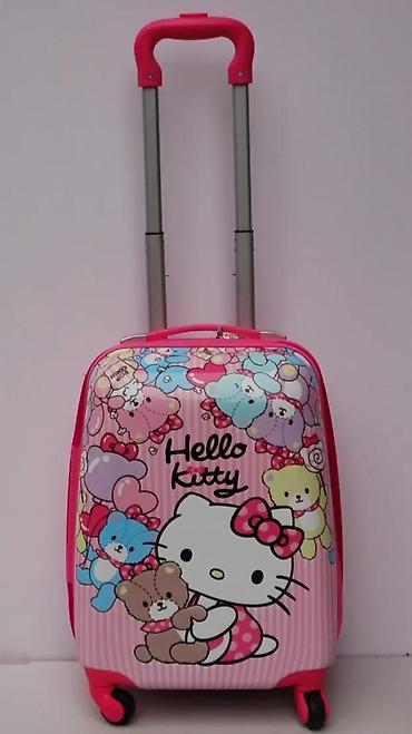 Rančevi, torbe i koferi: Hello Kitty set kofera i rančića za decu - Set od 3 dela: veliki — 4