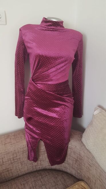 h m haljine srbija: M (EU 38), bоја - Roze, Drugi stil, Dugih rukava