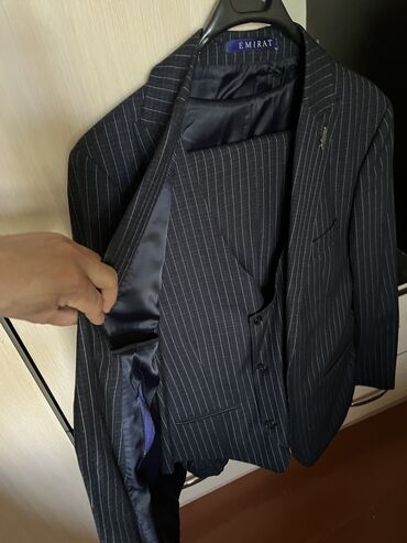 пиджаки мужские больших размеров: Костюм M (EU 38), цвет - Синий