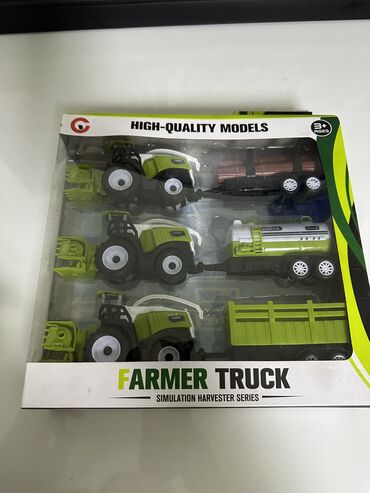 синий трактор игрушка: Игрушка для мальчишек! Фермерский набор тракторов