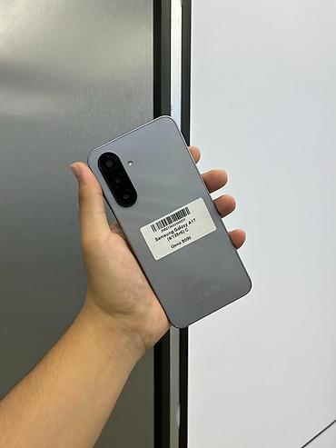 Уюлдук телефондор жана аксессуарлар: Samsung Galaxy A17, Колдонулган, 128 ГБ, түсү - Боз, Бөлүп төлөө менен, 2 SIM — 1