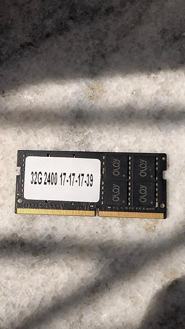 kontakt komputer: Laptop RAM modulu – 32 GB DDR4 SO-DIMM. - Tutum: 32 GB. - Növ: DDR4 — 2