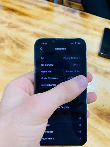 Apple iPhone: IPhone 13 Pro, 128 GB, Sierra Blue, Face ID — 8