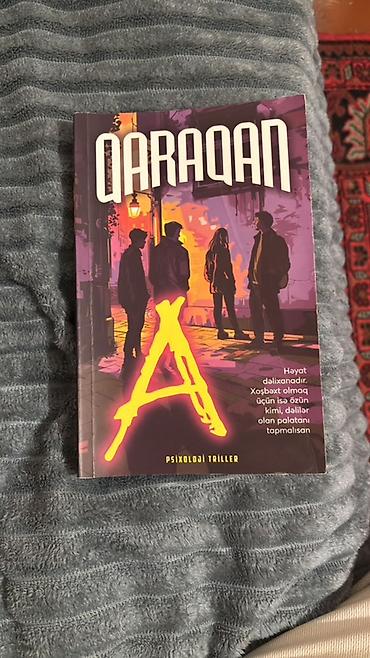 Məhsul: “Qaraqan – A” kitabı (psixoloji triller) Xüsusiyyətlər: -