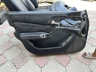 динамики w210: Комплект сидений, Кожа, Mercedes-Benz Б/у, Оригинал, Германия — 3