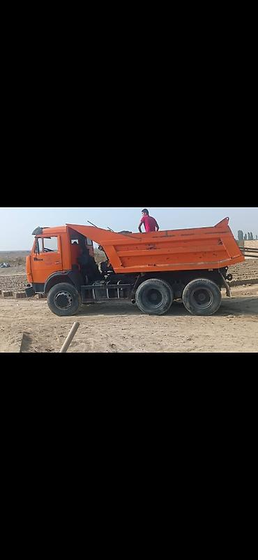 Аренда транспорта: Самосвал КАМАЗ (оранжевый), 6x4 - Кузов с гидроподъёмом — 1