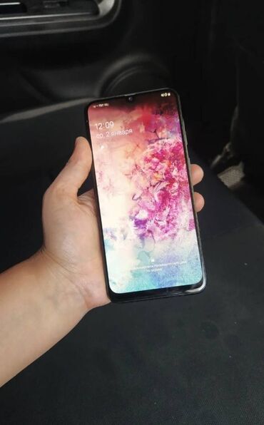 Samsung Galaxy A50, 64 ГБ, цвет - Синий, Отпечаток пальца