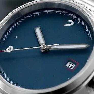 Ručni satovi: ADDIESDIVE AD2070 - 39mm - Plava / Koža - Seiko Automatik ADDIESDIVE — 8