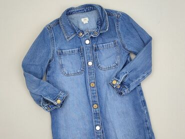 kurtka zimowa dla dziewczynki zara: Dress, River Island, 7 years, 116-122 cm, condition - Very good