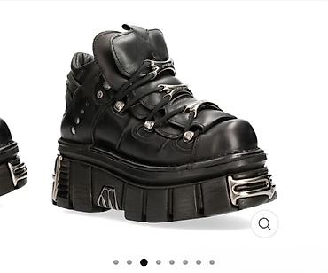 botinkalar 39: New rock. original deyil. Qara platformalı unisex “goth/industrial” — 3