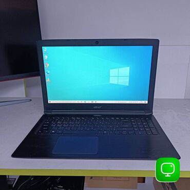 acer 18 5: Ноутбук, Acer, 4 ГБ ОЗУ, Intel Core i3, Б/у, Для несложных задач, память SSD