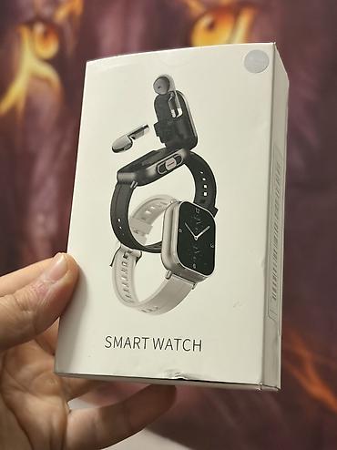 saat samdan: Smart saatdır,ekranın altında qulağcıq yerleşir.Proqramla — 1