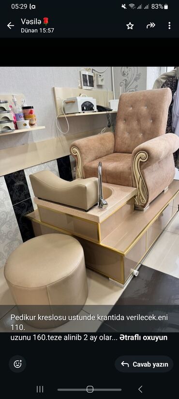 Salon, tibbi kreslolar: Pedikür kreslosu lalafo.az -da Salon, tibbi kreslolar: Pedikür kreslosu