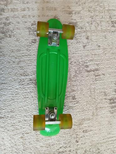skate satisi: Yaşıl rengde skate ölçü-uzunluq-55-eni-15 9 -10 yaşlı uşaqlar — 3