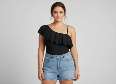 majtki kąpielowe wysoki stan: Shein, Swimsuit, size XL