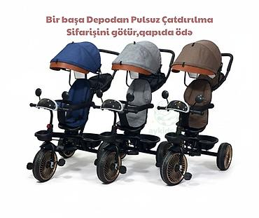 velosiped teker: Yeni Üç təkərli Uşaq velosipedi 12", Pulsuz çatdırılma, Rayonlara çatdırılma — 2