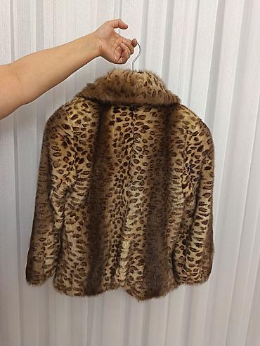 кожаная куртка бу: Leopard naxışlı xəz kürk - Brend: Levinson (etiketdə göstərilir) - — 2