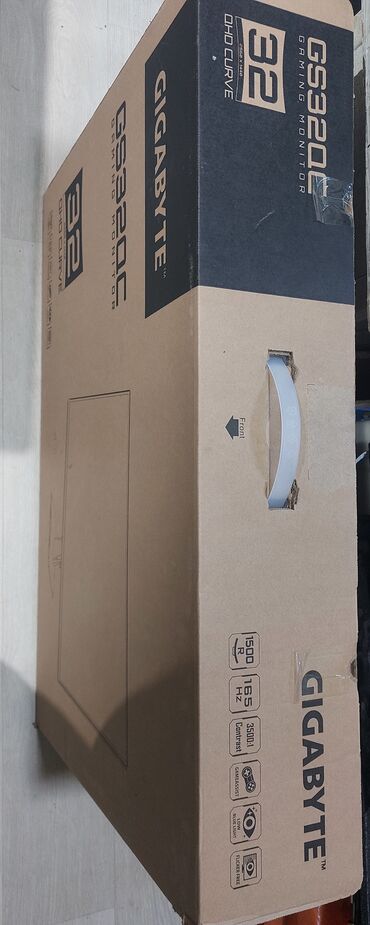 Monitorlar: Gigabyte GS32QC oyun monitoru - Ekran: 32", qövs (curved), 1500R - — 4