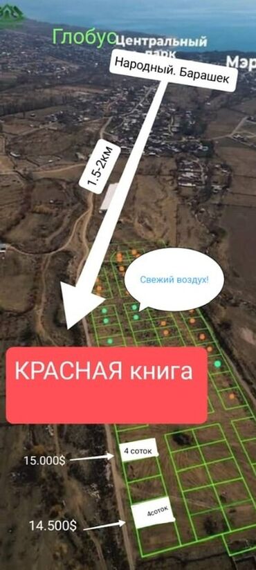 дом двух этажный: 4 соток, Курулуш, Кызыл китеп