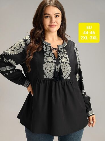 new yorker pozega: 3XL (EU 46), Embroidery, color - Black