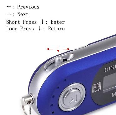 mp3 pleyer: Radiolu Mp3 player Xüsusiyyətlər: Növ: Daşnan MP3 pleyer Material — 9