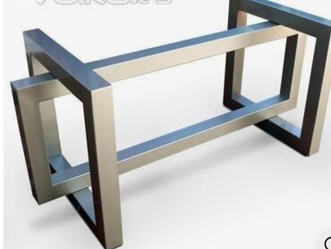 Masalar: Masa üçün metal ayaq dəstləri – modern dizaynlar - Material: qalın — 4