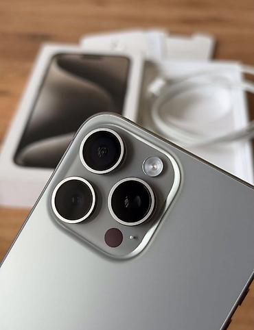Apple iPhone: IPhone 15 Pro, 256 GB, Natural Titanium, Face ID — 1
