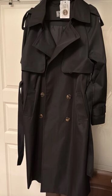 стильные плащи больших размеров: Плащ, Тренчкот, Двубортная модель, L