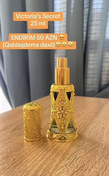 tudey: Victoria’s Secret ətiri – 20,30,50 ml - Qızılı dekorativ metal — 1