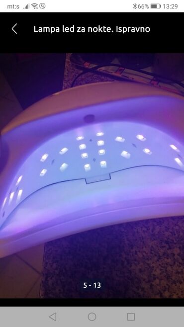 UV i LED lampe za nokte: Lampa profi za Manikir za nokte dobra ispravna. Na diode
 Mirjevo — 5