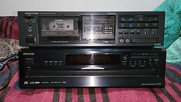 маленький микрофон: ONKYO Integra TA-2250 + ONKYO DX-C390 — 120v нужен блок питания. Цена — 1