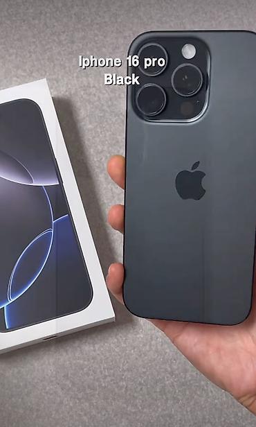 iphone x pro max: IPhone 16 Pro, Б/у, 128 ГБ, Черный, Кабель, Коробка, 88 % — 2