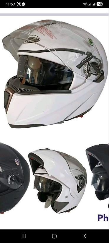 Delovi za motocikle: Modularna moto kaciga sa podiznom bradom i duplim vizirom - Tip — 3