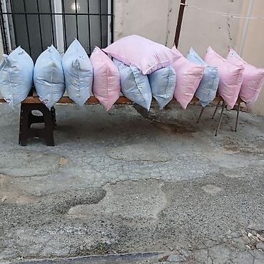 güll: Tüklü yastıqlar - Ölçülər: hazır 50×70 və 70×70 - Dolğu variantları — 8