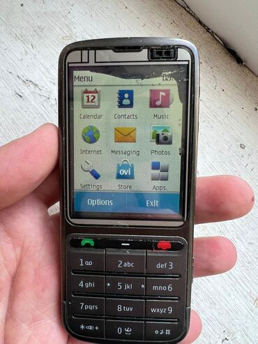 iwlenmiw telefonlarin satisi: Nokia C3, rəng - Boz
