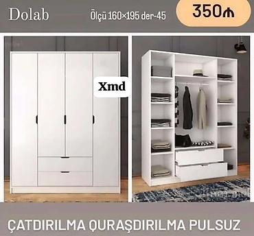 Masa və oturacaq dəstləri: Masa və 6 stul dəsti – Xmd • Komplekt: 1 yemək masası + 6 ədəd stul — 15