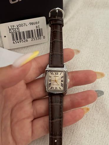 Aksesuarlar: CASIO qadın qol saatı – LTP-V007L-9BUDF yenidir, heç geyinməyib — 2