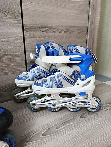 Ролики: Детские роликовые коньки, 2 пары.Каждая пара по 1350 сом Пара 1 — 10