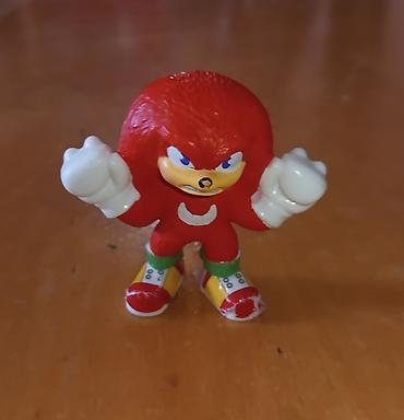 usaq oyuncaqlari: - Məhsul: Sonic the Hedgehog dünyasından Knuckles fiquru - Material — 1