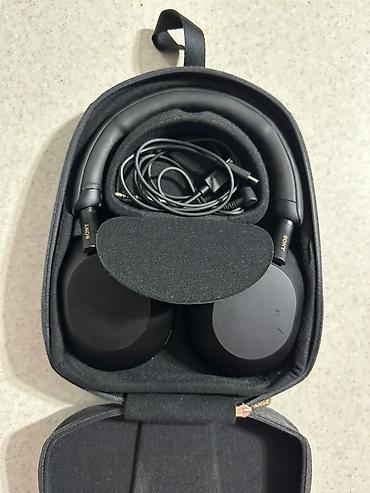 apple studio: Беспроводные наушники Sony WH-1000XM5 (черный цвет) с активным — 5